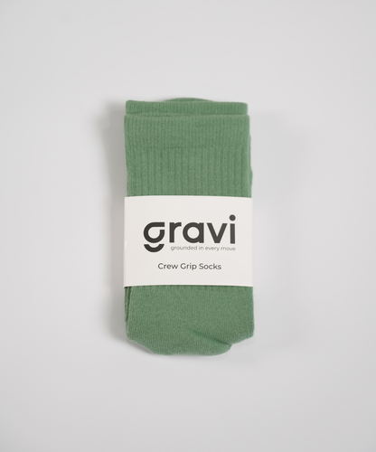Matcha crew grip socks packaging